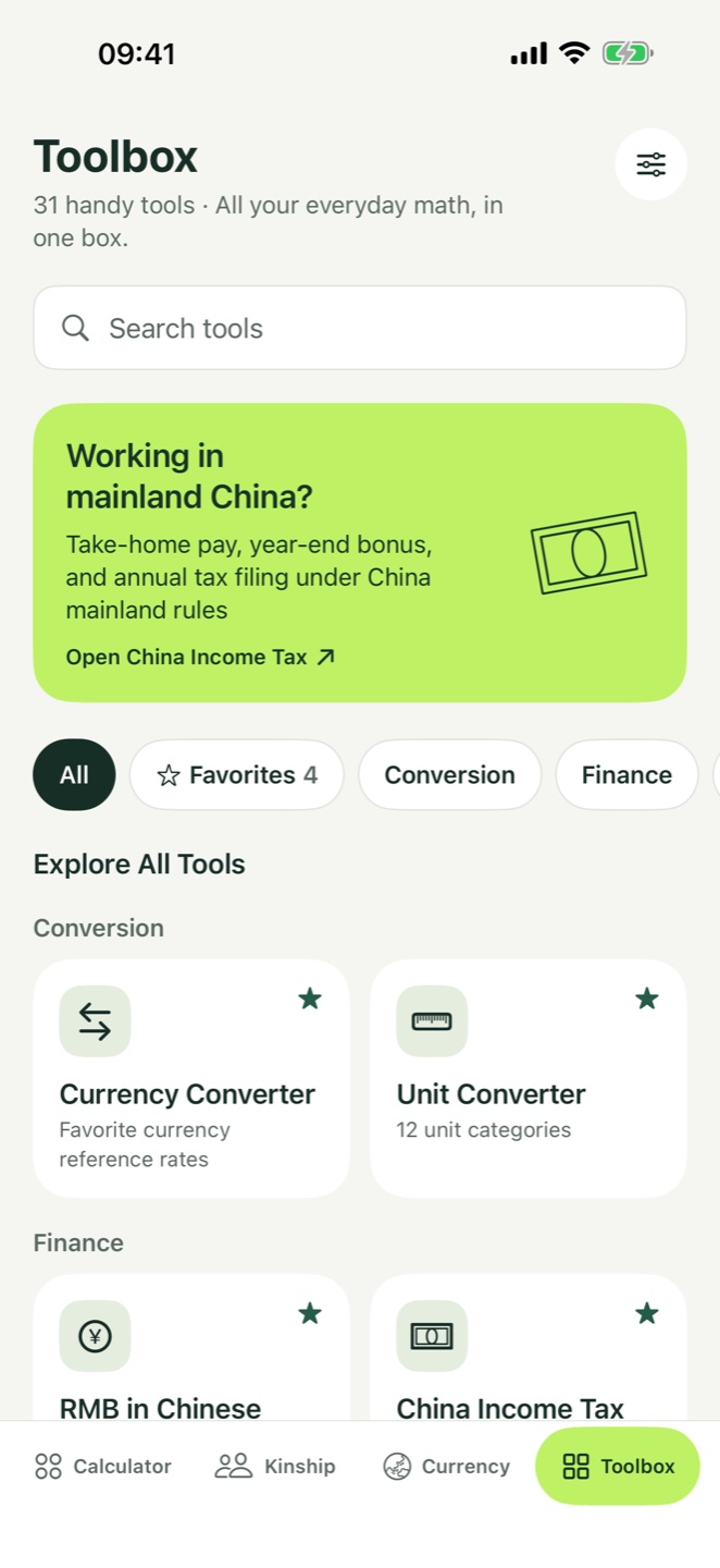 30+ practical tools, in one place